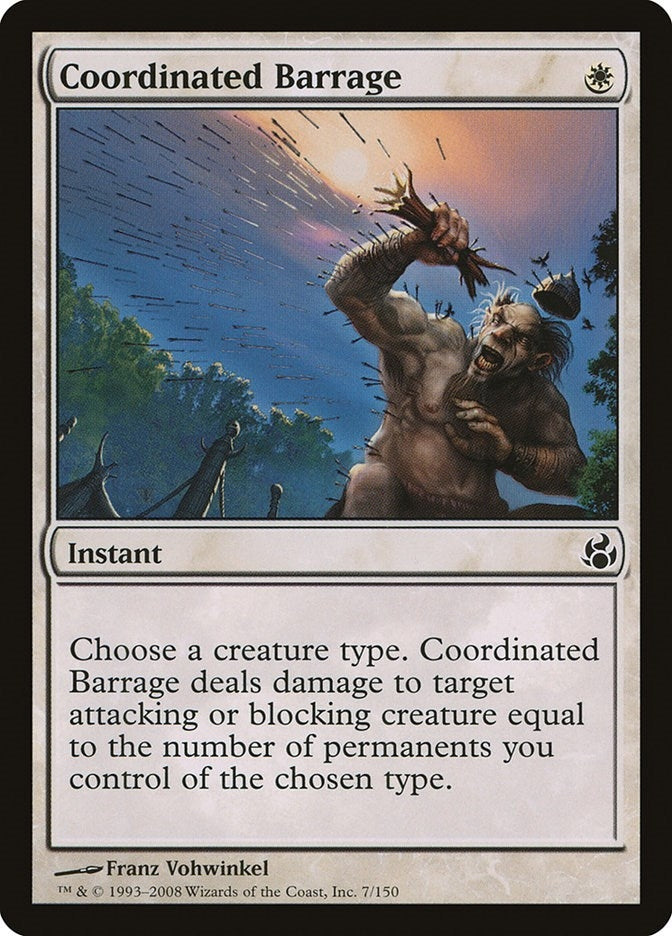 Coordinated Barrage (7) [MOR] - MTG Single