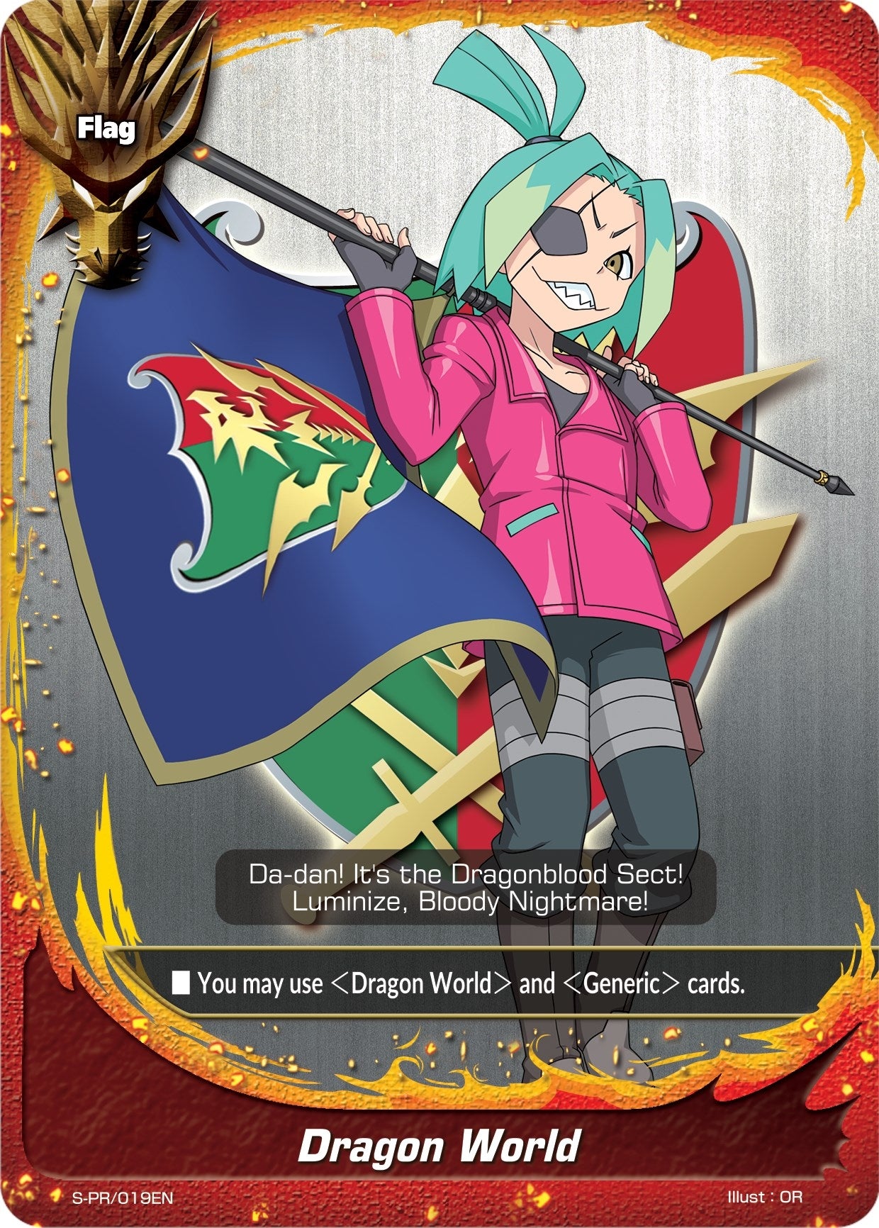 Dragon World - S-PR/019EN (Dan Yamada) (19) [S-PR] - Future Card BuddyFight Single