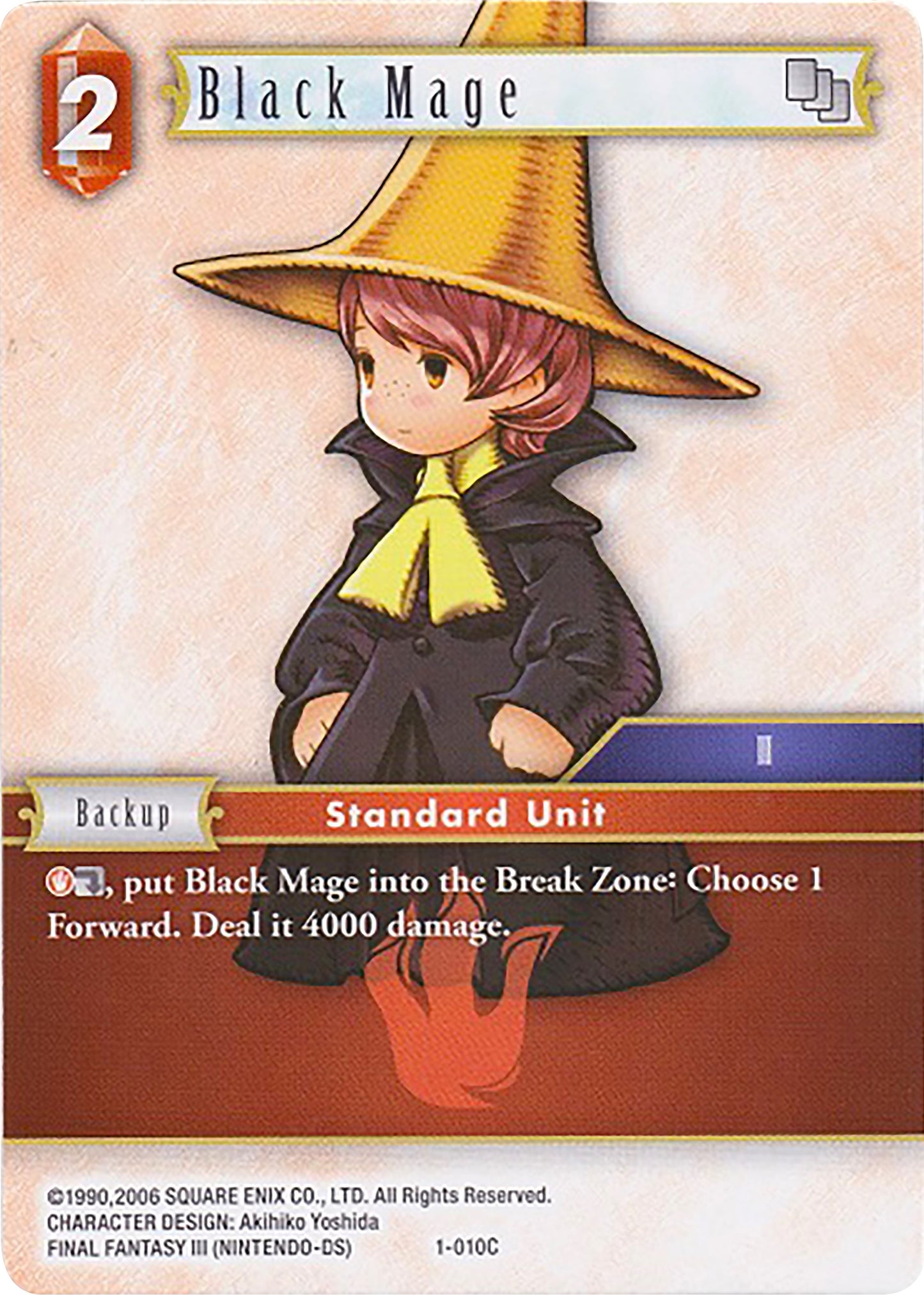 Black Mage (Arc) - 1-010C (1) [DEC] - Final Fantasy TCG Single