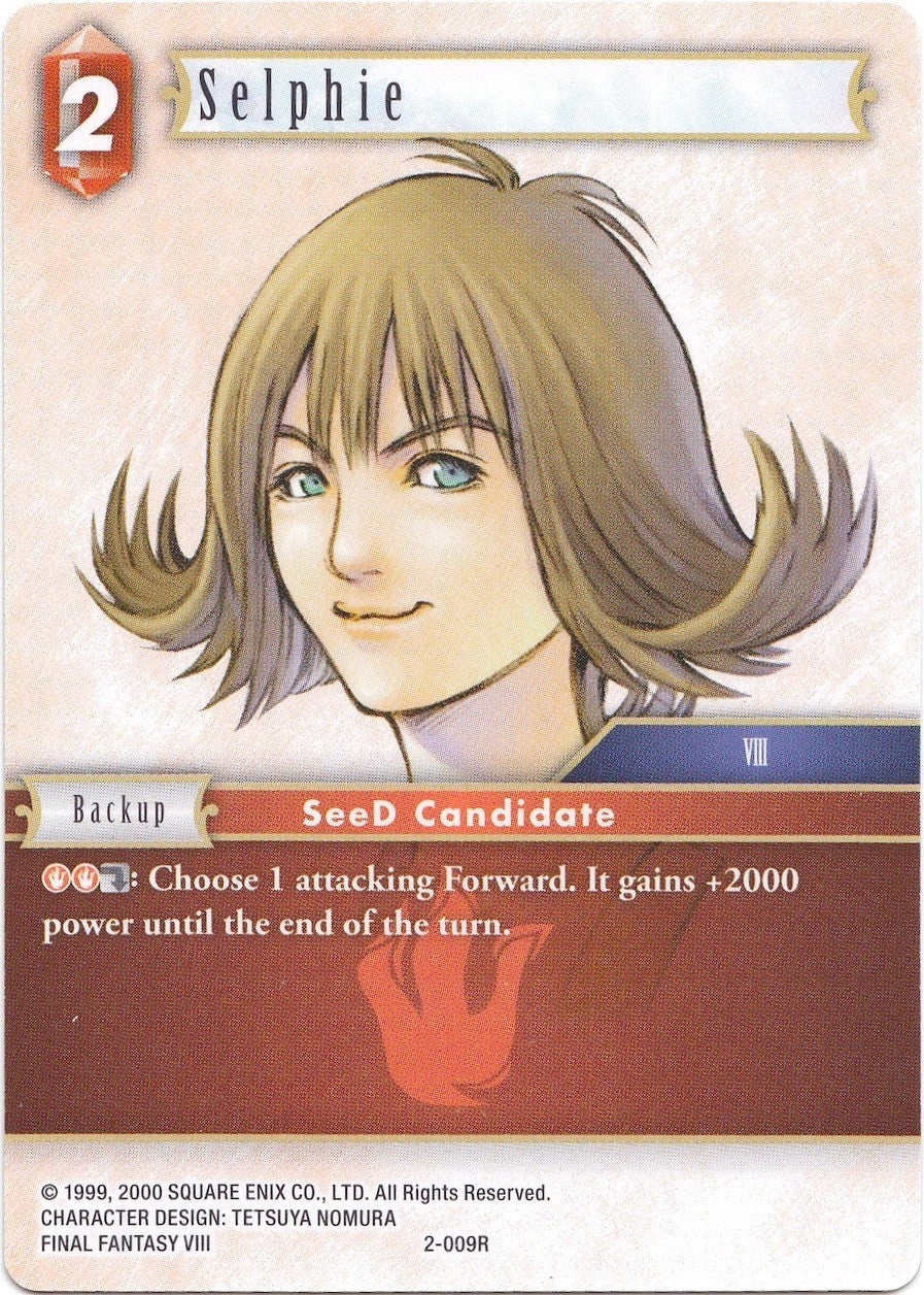 Selphie - 2-009R (2) [DEC] - Final Fantasy TCG Single