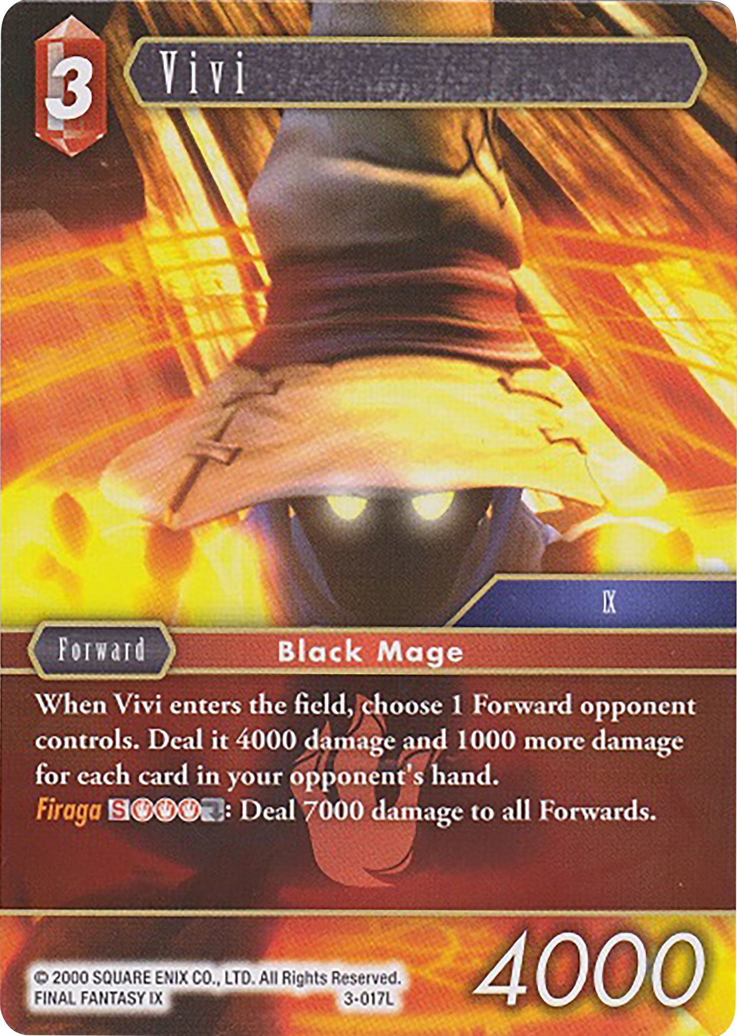 Vivi - 3-017L (3) [DEC] - Final Fantasy TCG Single