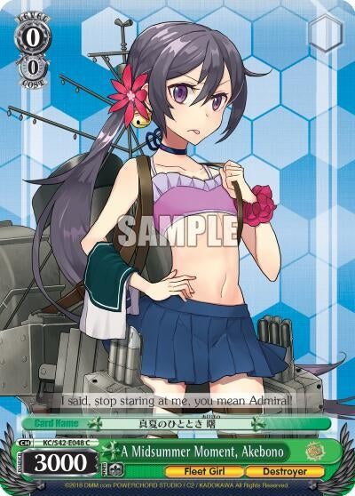 A Midsummer Moment Akebono (42048) [KC/S42] - Weiss Schwarz Single