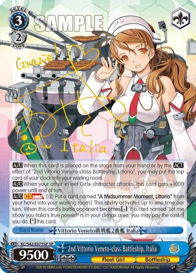 2nd Vittorio Veneto-class Battleship Italia (SP) (42075) [KC/S42] - Weiss Schwarz Single