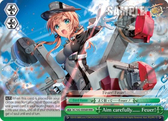 Aim carefully...... Feuer! (RRR) (42056) [KC/S42] - Weiss Schwarz Single