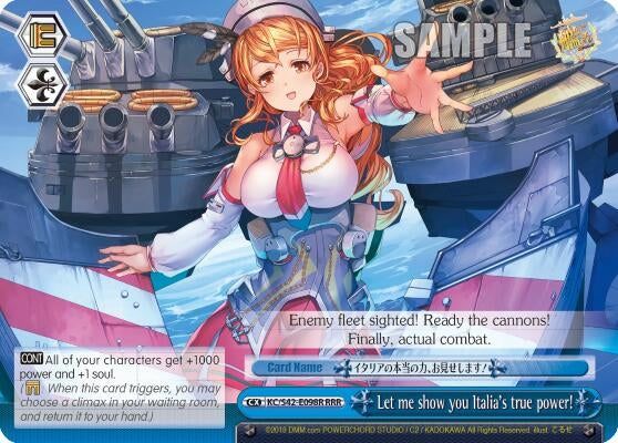 Let me show you Italia’s true power! (RRR) (42098) [KC/S42] - Weiss Schwarz Single