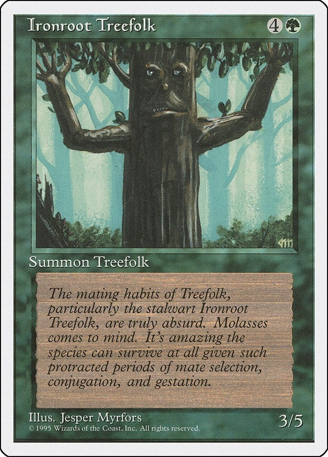 Ironroot Treefolk [4ED] - MTG Single