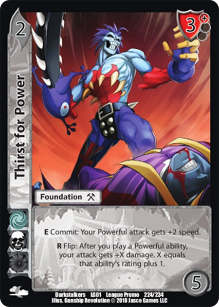 Thirst for Power (224) [UFSCLK] - UniVersus Single