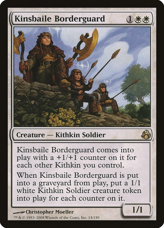 Kinsbaile Borderguard (14) [MOR] - MTG Single