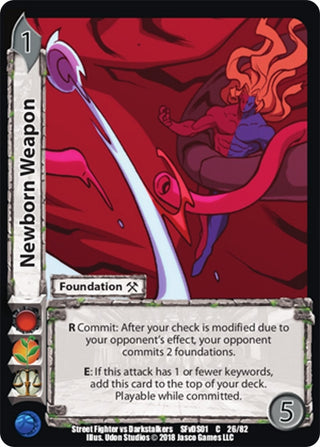 Newborn Weapon (26) [SFVD] - UniVersus Single
