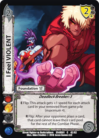 I Feel VIOLENT (42) [SFVD] - UniVersus Single