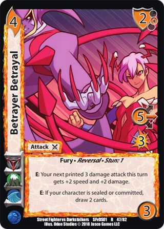 Betrayer Betrayal (47) [SFVD] - UniVersus Single