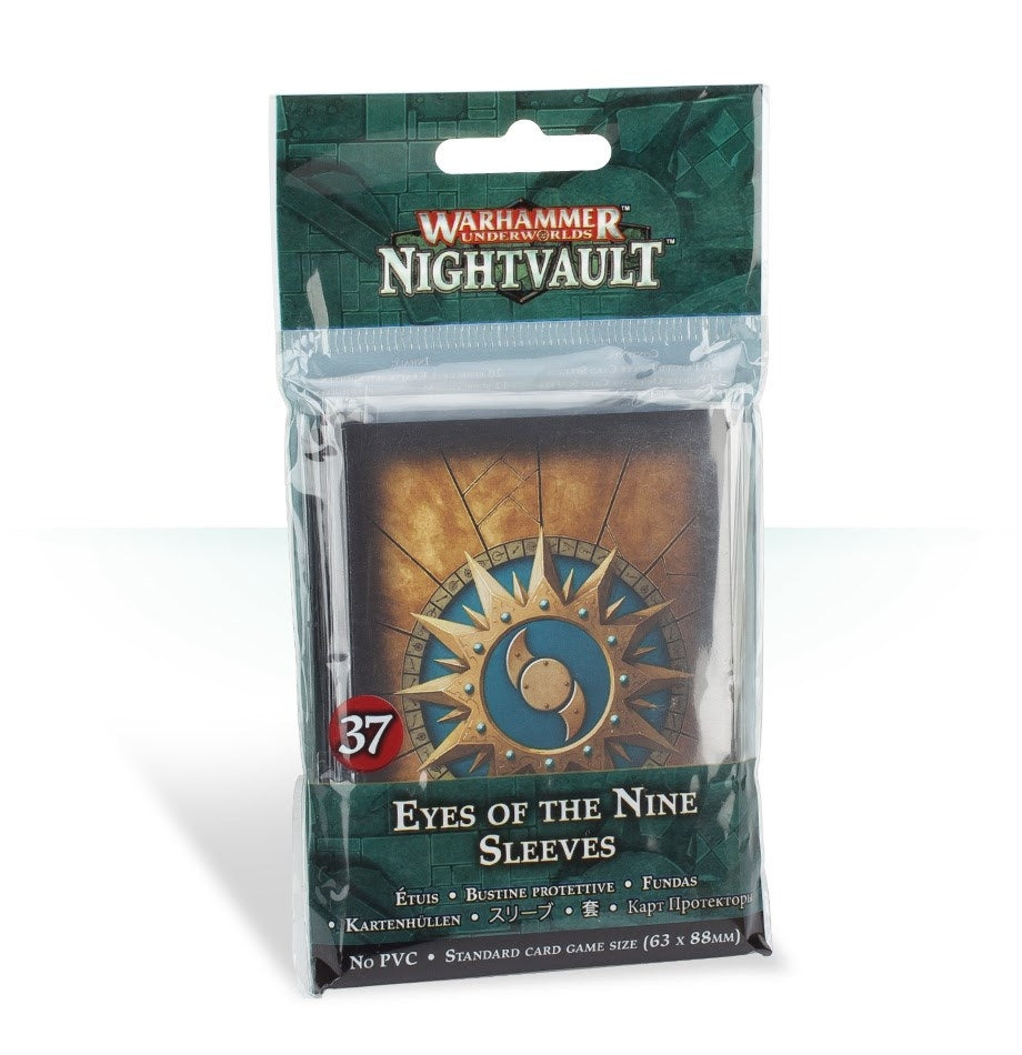 Warhammer: Underworlds - Nightvault: Eyes of the Nine Sleeves (37-Pack) [ACCS] - Warhammer Game Accessories Sealed