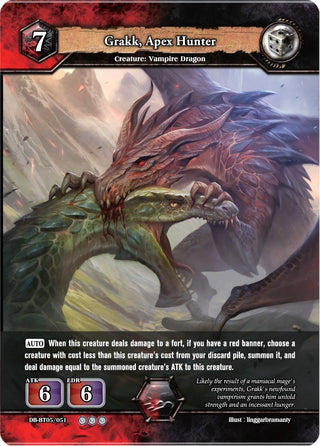Grakk Apex Hunter (5051) [BP05] - Dragoborne Single