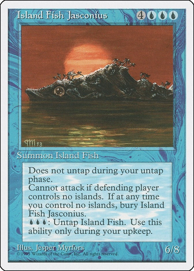 Island Fish Jasconius [4ED] - MTG Single