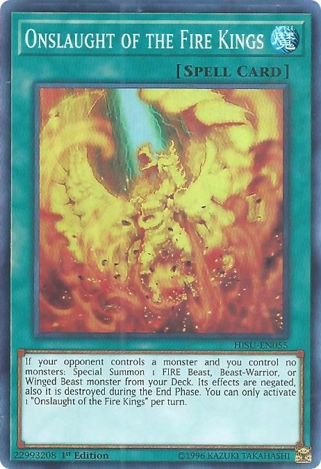 Onslaught of the Fire Kings (55) (HISU) - YuGiOh Single