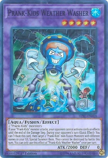 Prank-Kids Weather Washer (18) (HISU) - YuGiOh Single