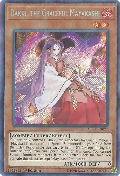 Dakki the Graceful Mayakashi (27) (HISU) - YuGiOh Single