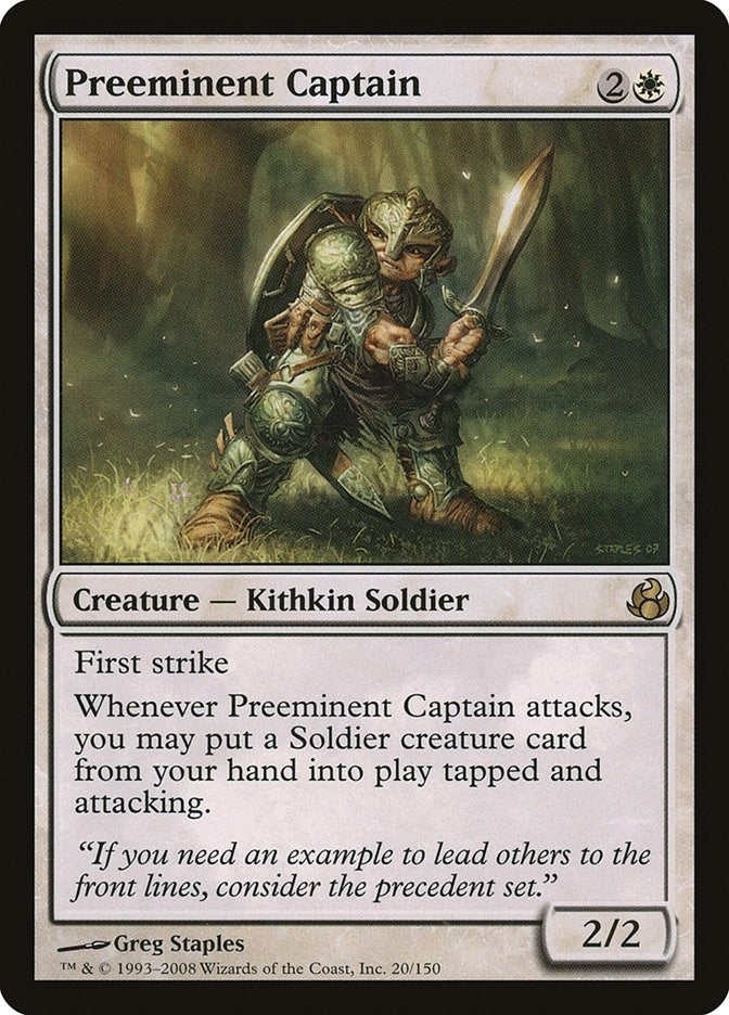 Preeminent Captain (20) [MOR] - MTG Single