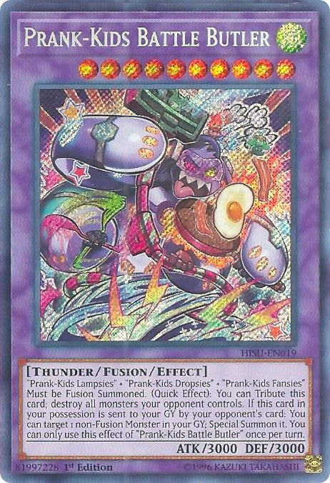 Prank-Kids Battle Butler (19) (HISU) - YuGiOh Single