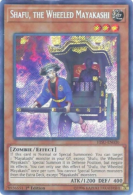 Shafu the Wheeled Mayakashi (30) (HISU) - YuGiOh Single