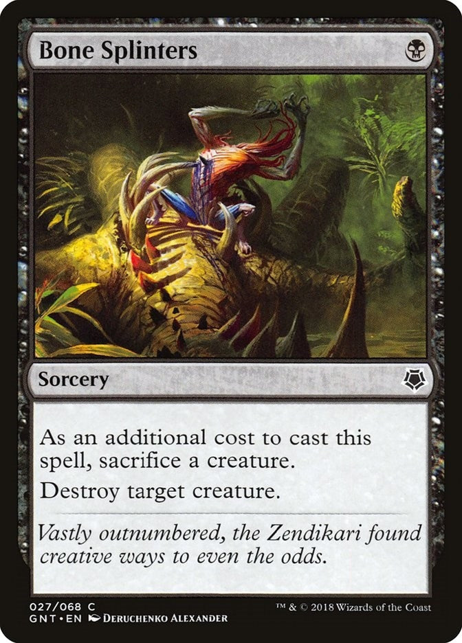 Bone Splinters (27) [GNT] - MTG Single