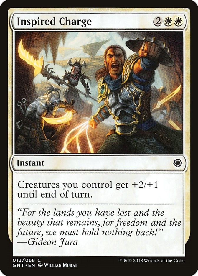 Inspired Charge (13) [GNT] - MTG Single