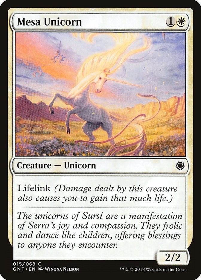Mesa Unicorn (15) [GNT] - MTG Single