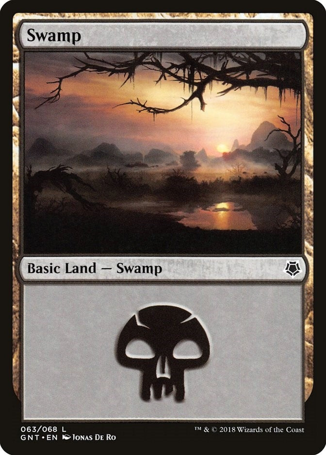Swamp (63) (63) [GNT] - MTG Single