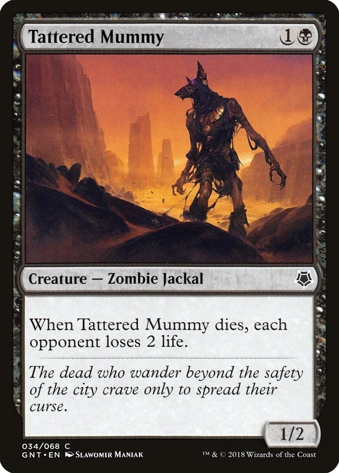 Tattered Mummy (34) [GNT] - MTG Single