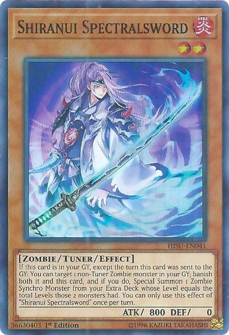 Shiranui Spectralsword (41) (HISU) - YuGiOh Single