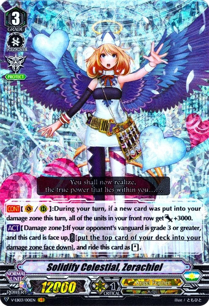 Solidify Celestial Zerachiel (3001) [V-EB03] - Cardfight Vanguard Single