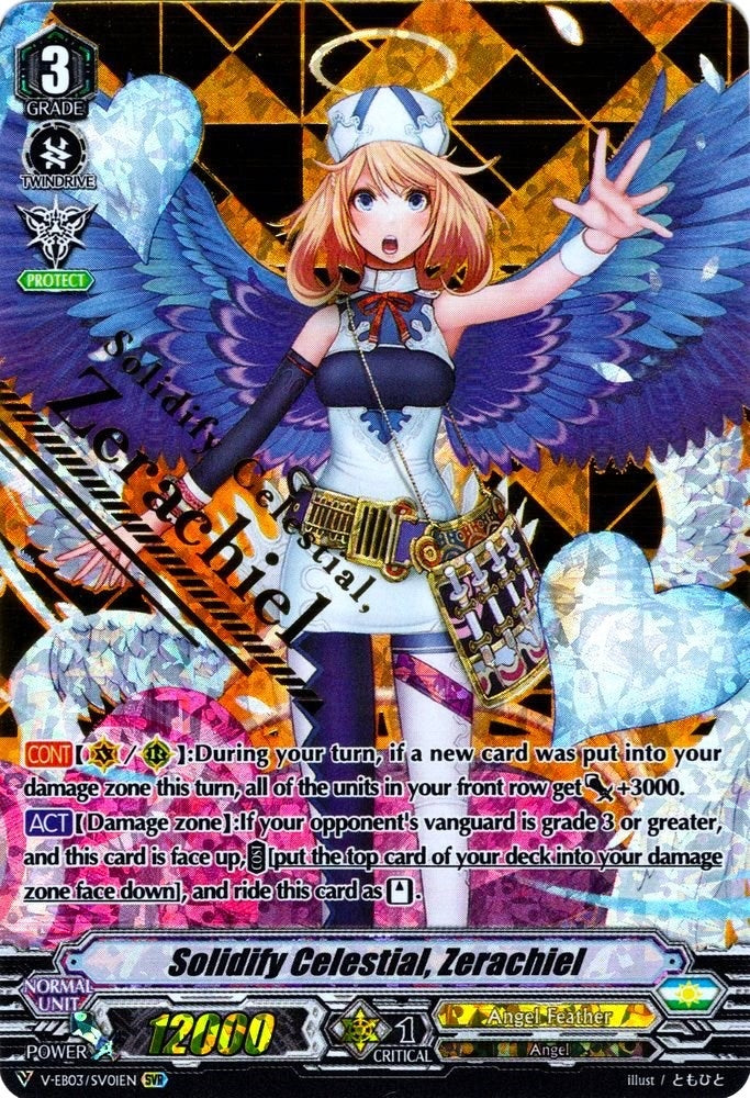 Solidify Celestial Zerachiel (SVR) (301) [V-EB03] - Cardfight Vanguard Single