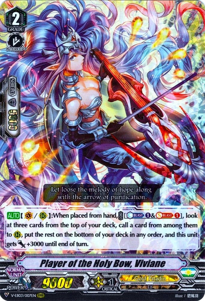 Player of the Holy Bow Viviane (3007) [V-EB03] - Cardfight Vanguard Single