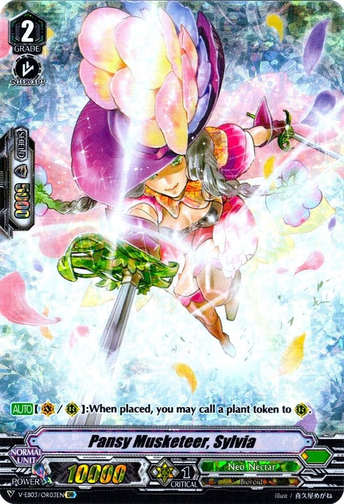 Pansy Musketeer Sylvia (OR) (303) [V-EB03] - Cardfight Vanguard Single