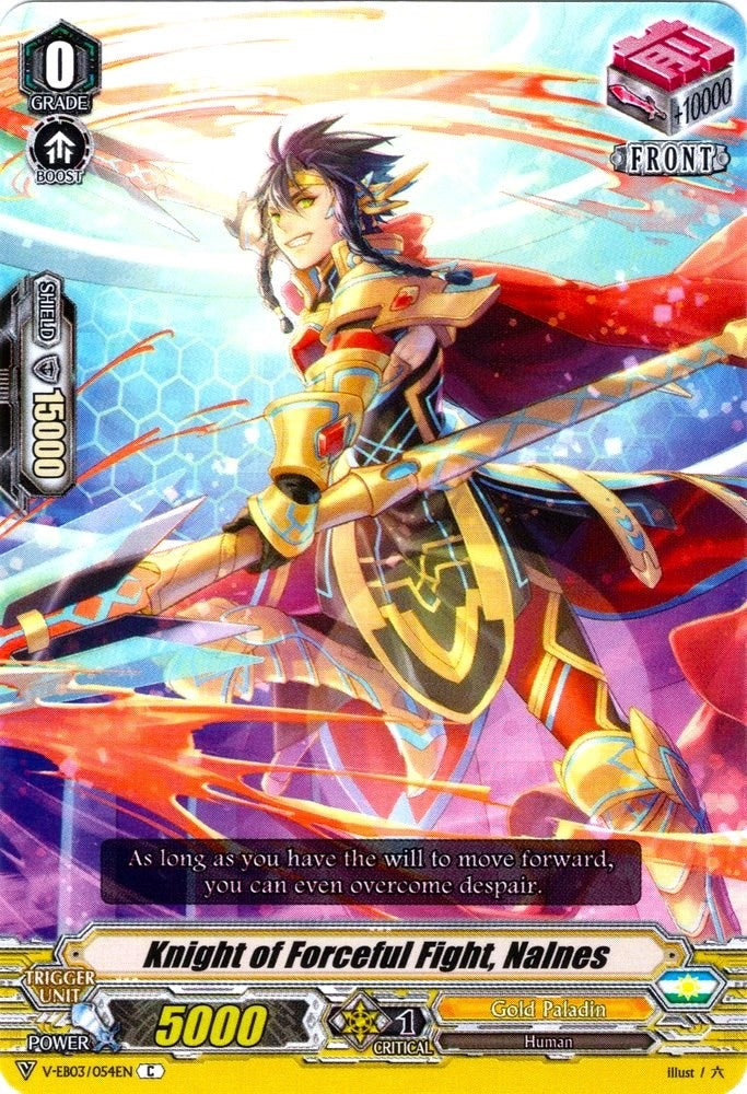 Knight of Forceful Fight Nalnes (3054) [V-EB03] - Cardfight Vanguard Single