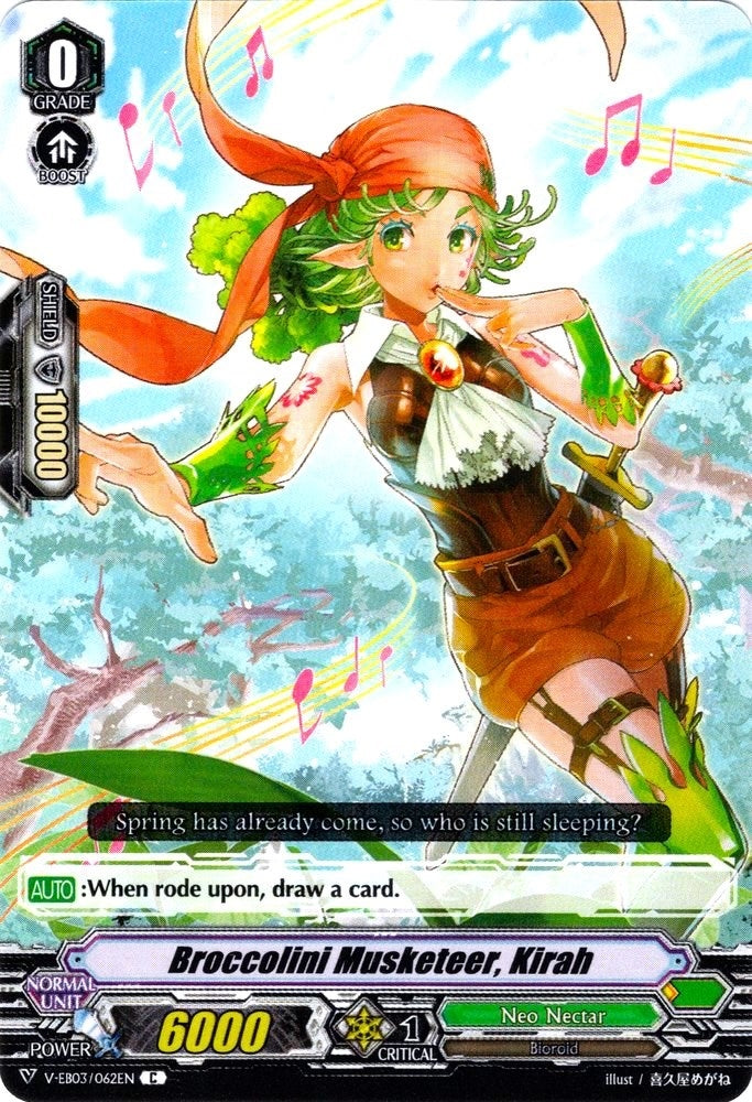 Broccolini Musketeer Kirah (3062) [V-EB03] - Cardfight Vanguard Single