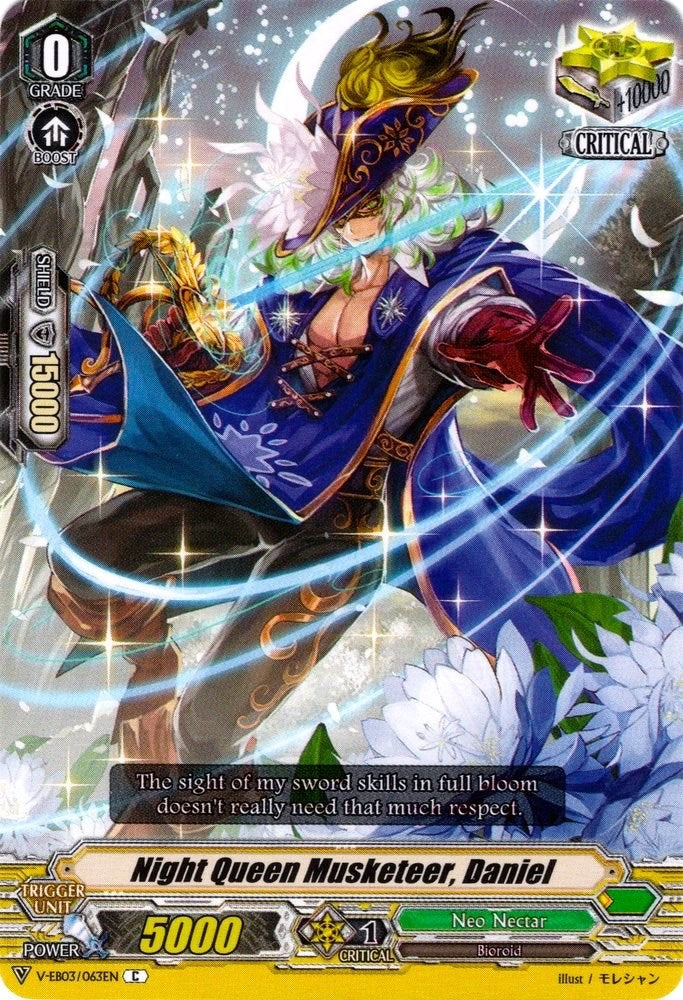 Night Queen Musketeer Daniel (3063) [V-EB03] - Cardfight Vanguard Single