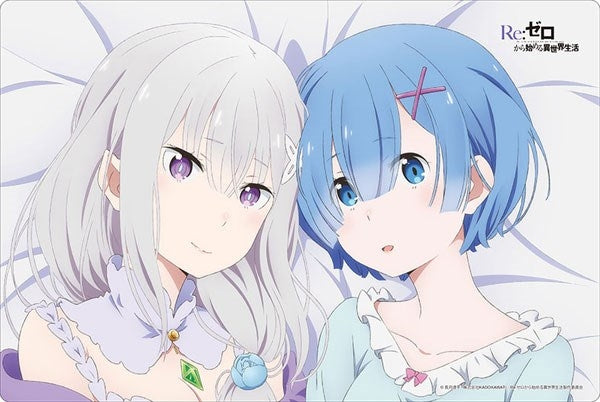 Bushiroad Rubber Mat Collection Vol.209: Re:ZERO -Starting Life in Another World- - Emilia & Rem (209) - Playmats Sealed