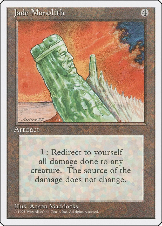 Jade Monolith [4ED] - MTG Single