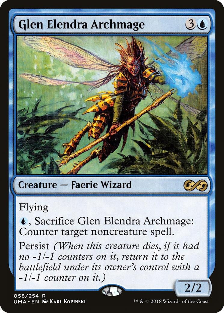Glen Elendra Archmage (58) [UMA] - MTG Single