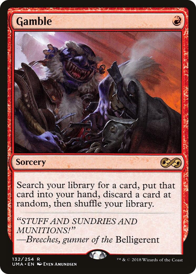 Gamble (132) [UMA] - MTG Single