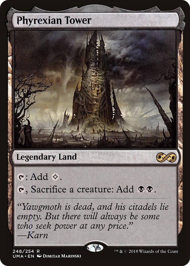 Phyrexian Tower (248) [UMA] - MTG Single