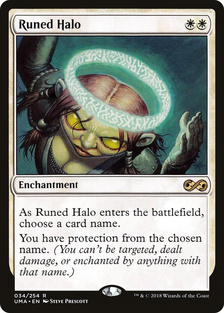 Runed Halo (34) [UMA] - MTG Single
