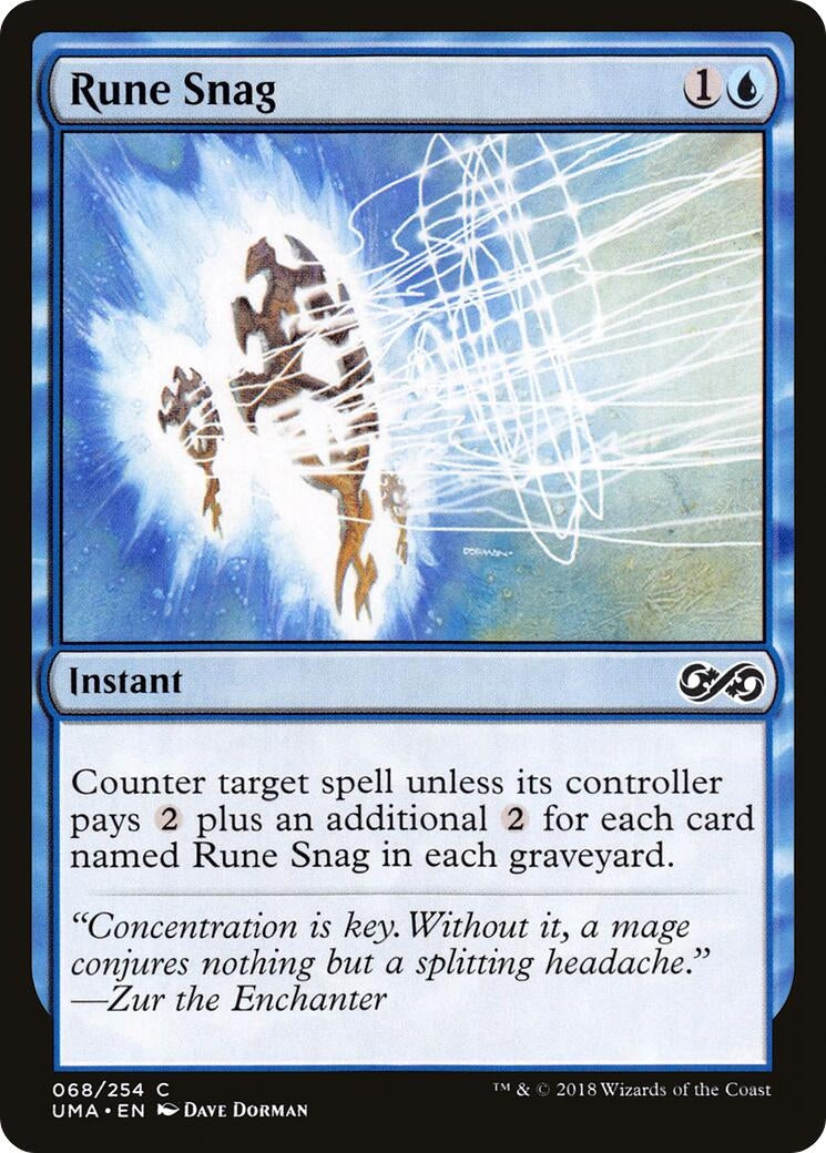 Rune Snag (68) [UMA] - MTG Single