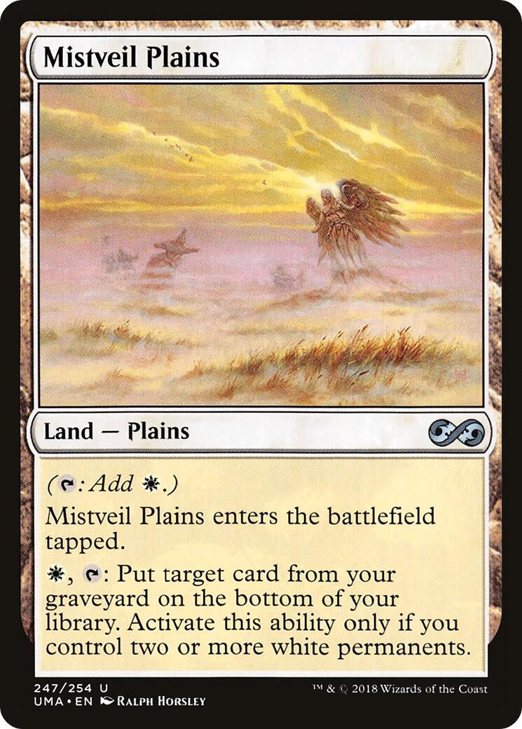 Mistveil Plains (247) [UMA] - MTG Single