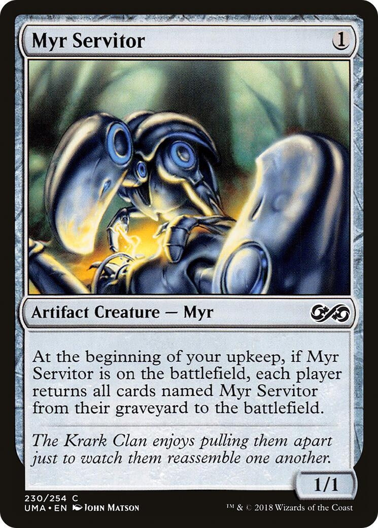 Myr Servitor (230) [UMA] - MTG Single