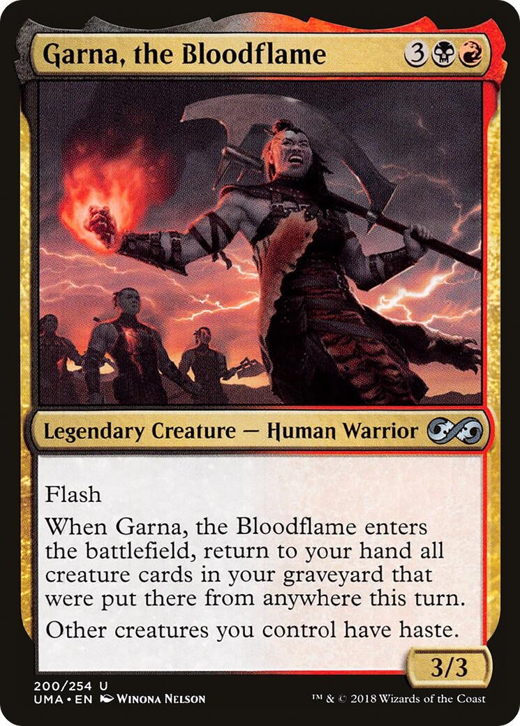 Garna the Bloodflame (200) [UMA] - MTG Single