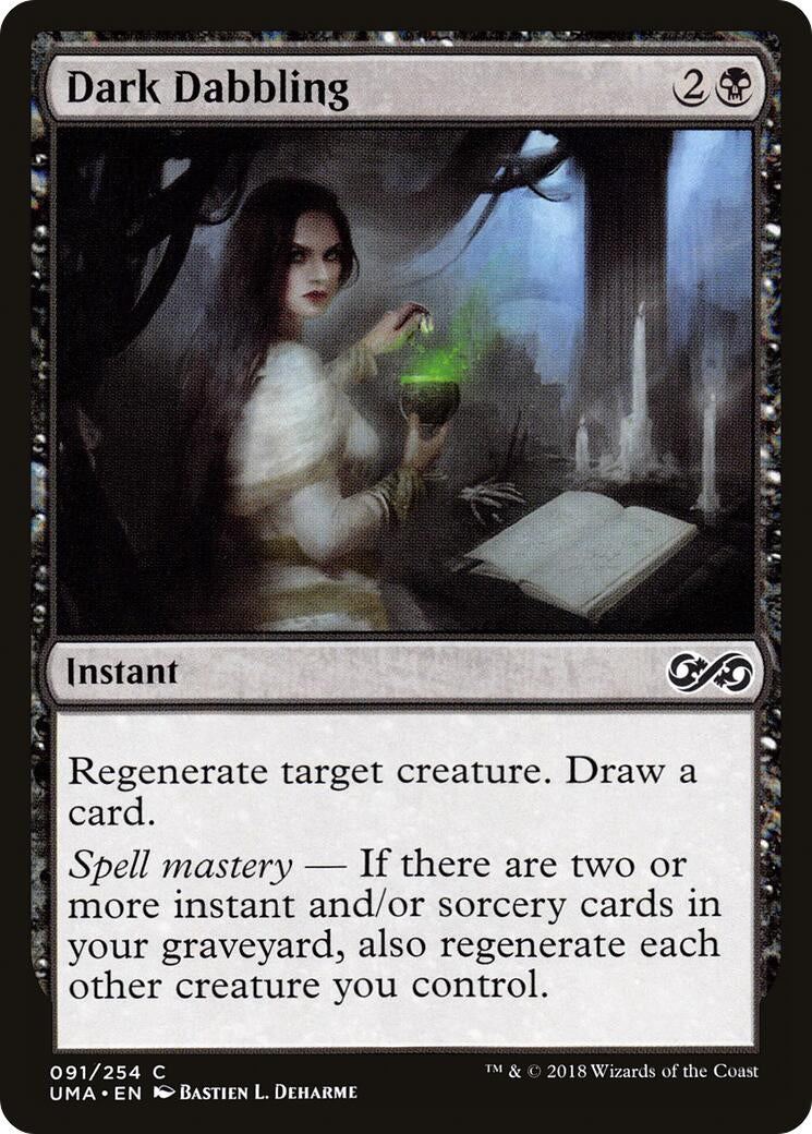 Dark Dabbling (91) [UMA] - MTG Single
