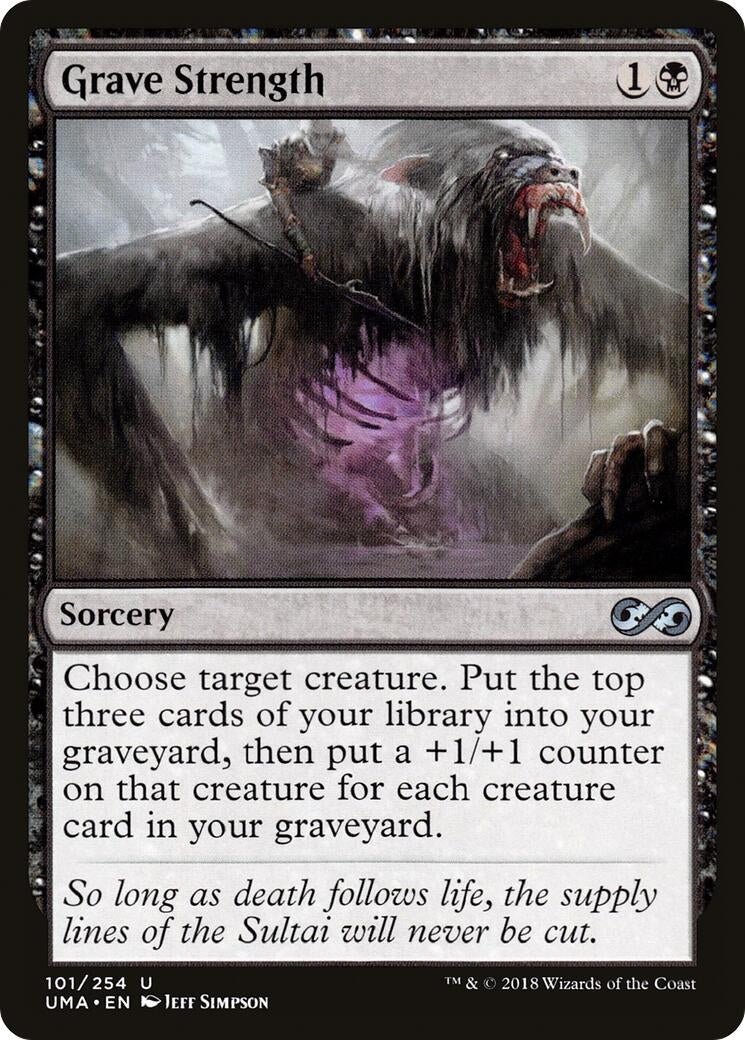 Grave Strength (101) [UMA] - MTG Single