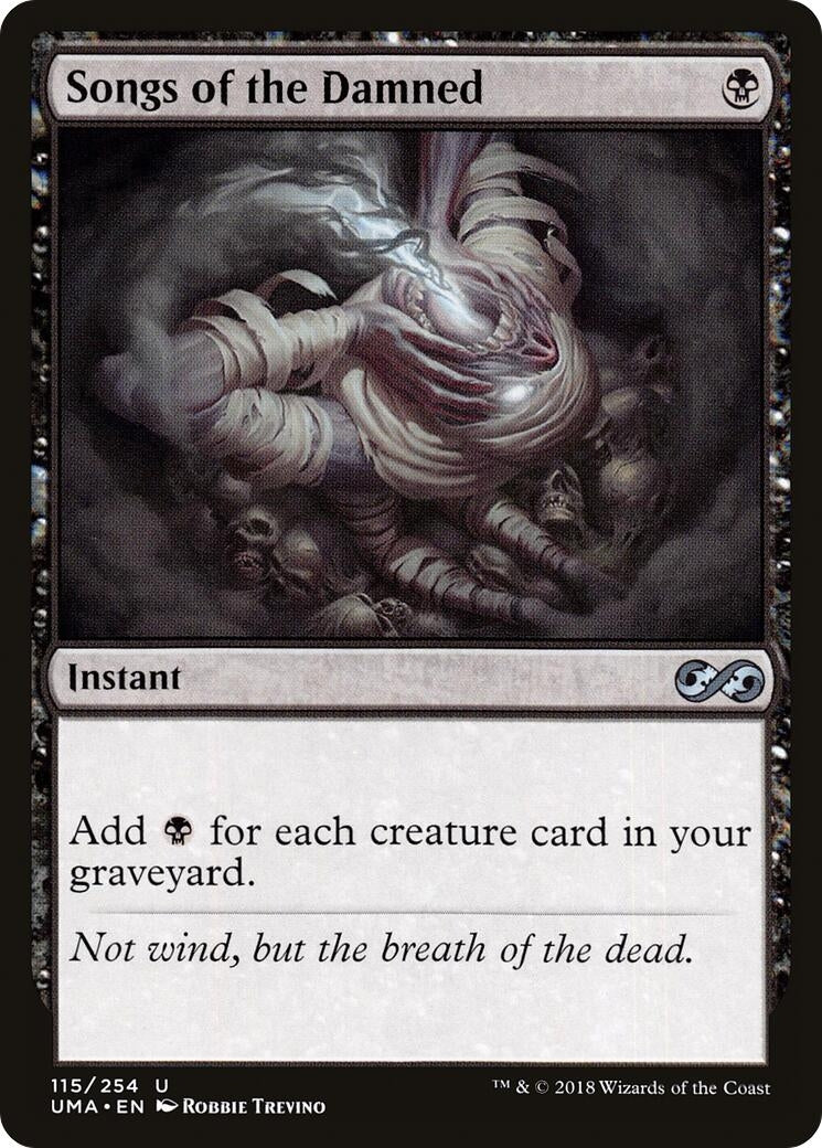 Songs of the Damned (115) [UMA] - MTG Single